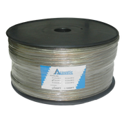 CABLE TRANSPARENTE PARA PARLANTE, CALIBRE 18, 152.5 MTS, CCA