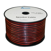 CABLE ROJO NEGRO PARA PARLANTE, CALIBRE 14, 100 MTS, CCA