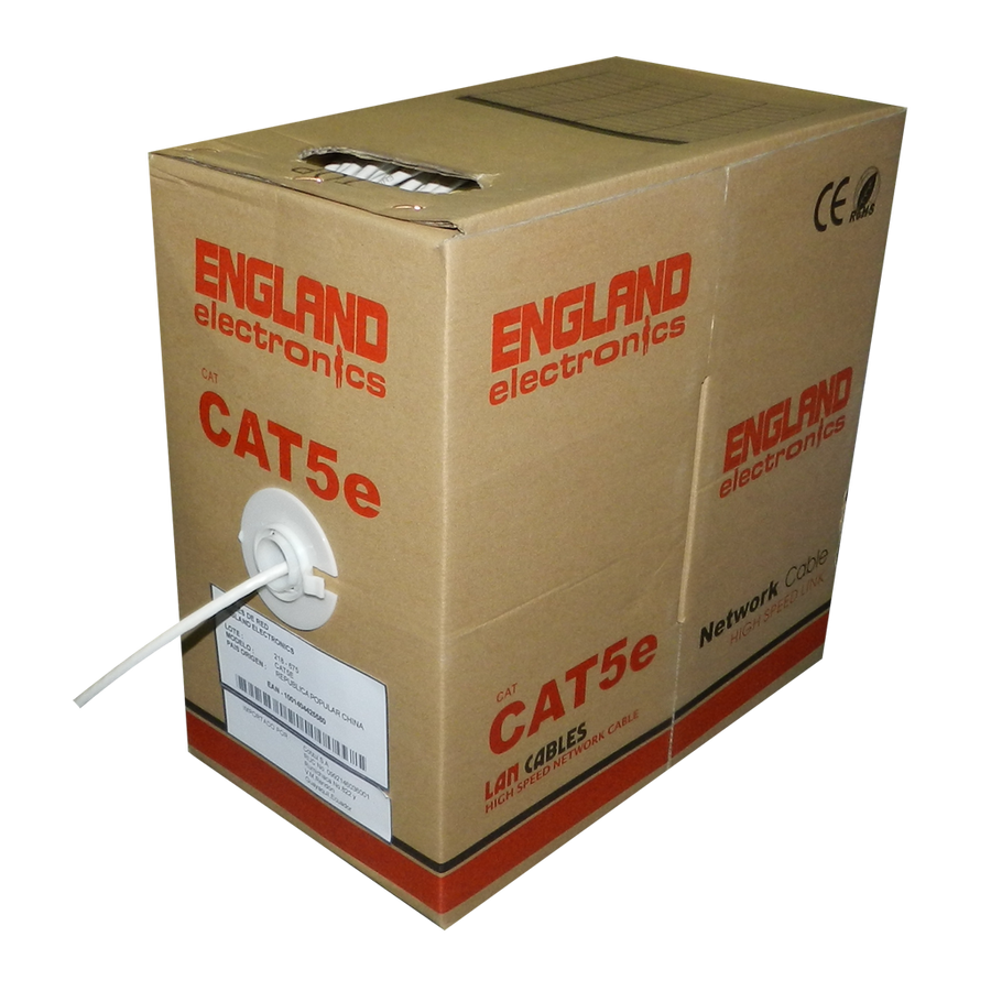 Rollo/Cable UTP Categoría 5E, England Electronics