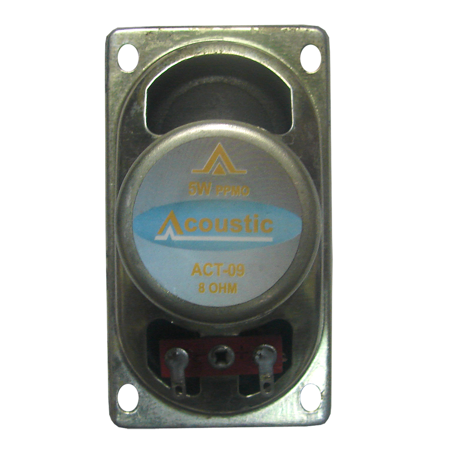 PARLANTE RECTANGULAR PARA TV, 3.5 PULG., 5 WATTS, 8 OHM, 90MM X 55MM