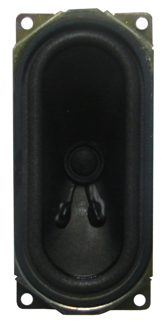 PARLANTE RECTANGULAR PARA TV, 4.9 PULG., 10 WATTS, 8 OHM, 125MM X 58MM