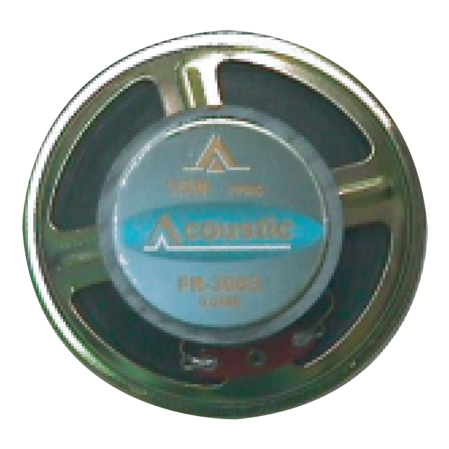 PARLANTE REDONDO, 3 PULG., 15 WATTS, 4 OHM