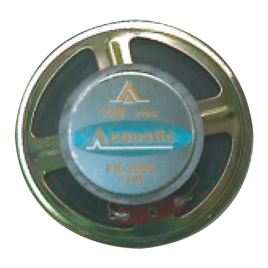 PARLANTE REDONDO, 3 PULG., 15 WATTS, 8 OHM
