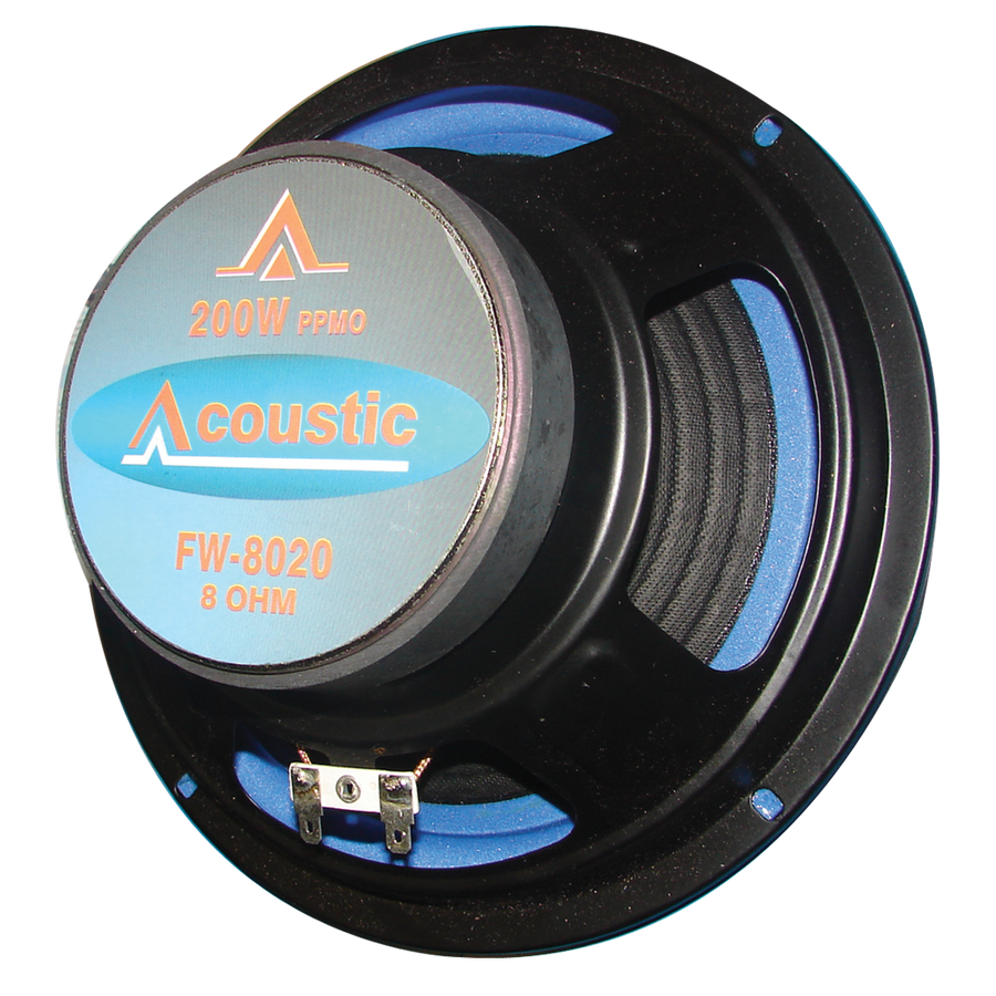 PARLANTE, 8 PULG., 200 WATTS, 8 OHM, 95DB