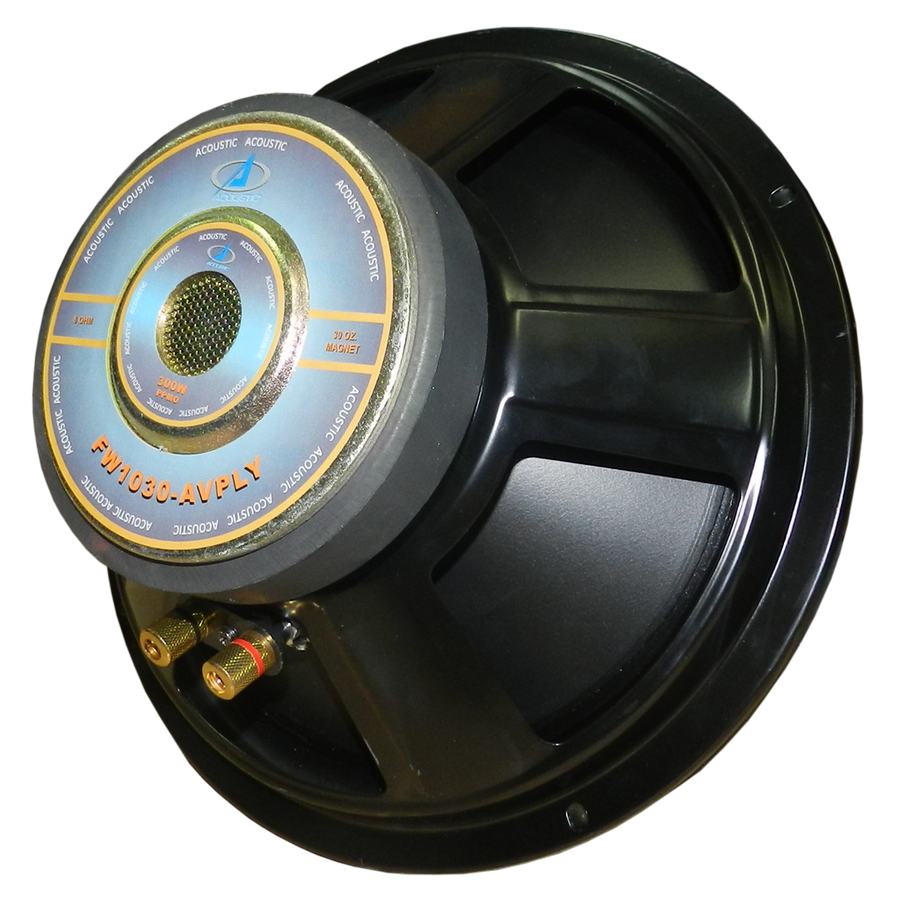 PARLANTE, 10 PULG., 300 WATTS, 8 OHM, 95DB