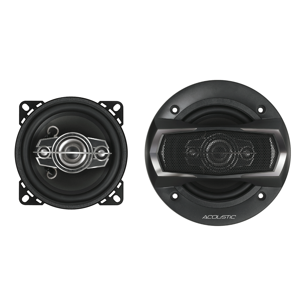 Parlante para Carro Acoustic 4 Pulg, 120 W Potencia Máxima, 88 dB, ACOUSTIC PR-404