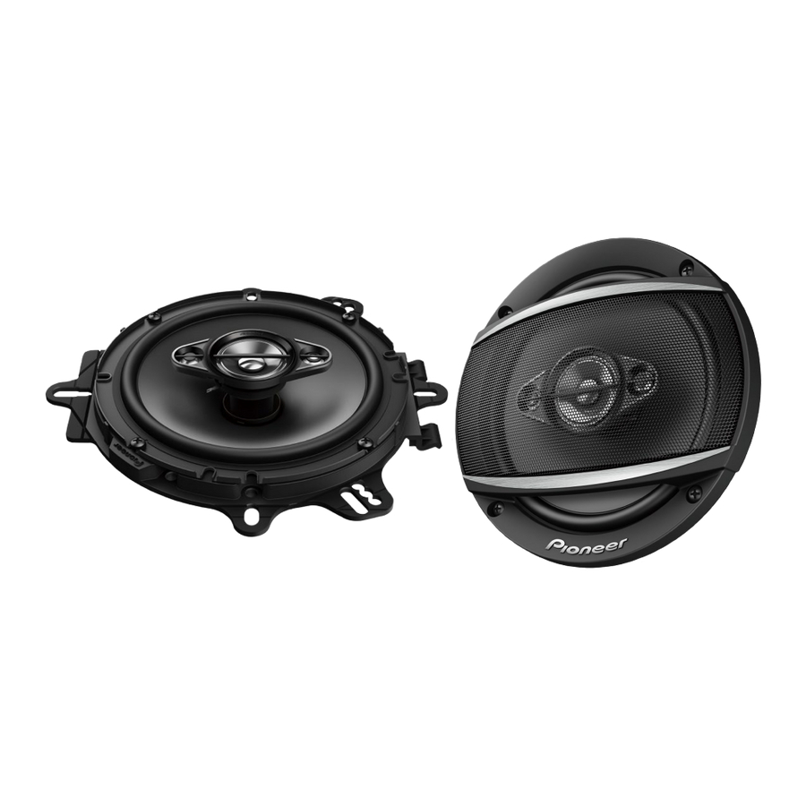 Parlante para Carro, 6.5 pulg de 320 W con 4 vías, 87db, 4 ohm. TS-A1687S