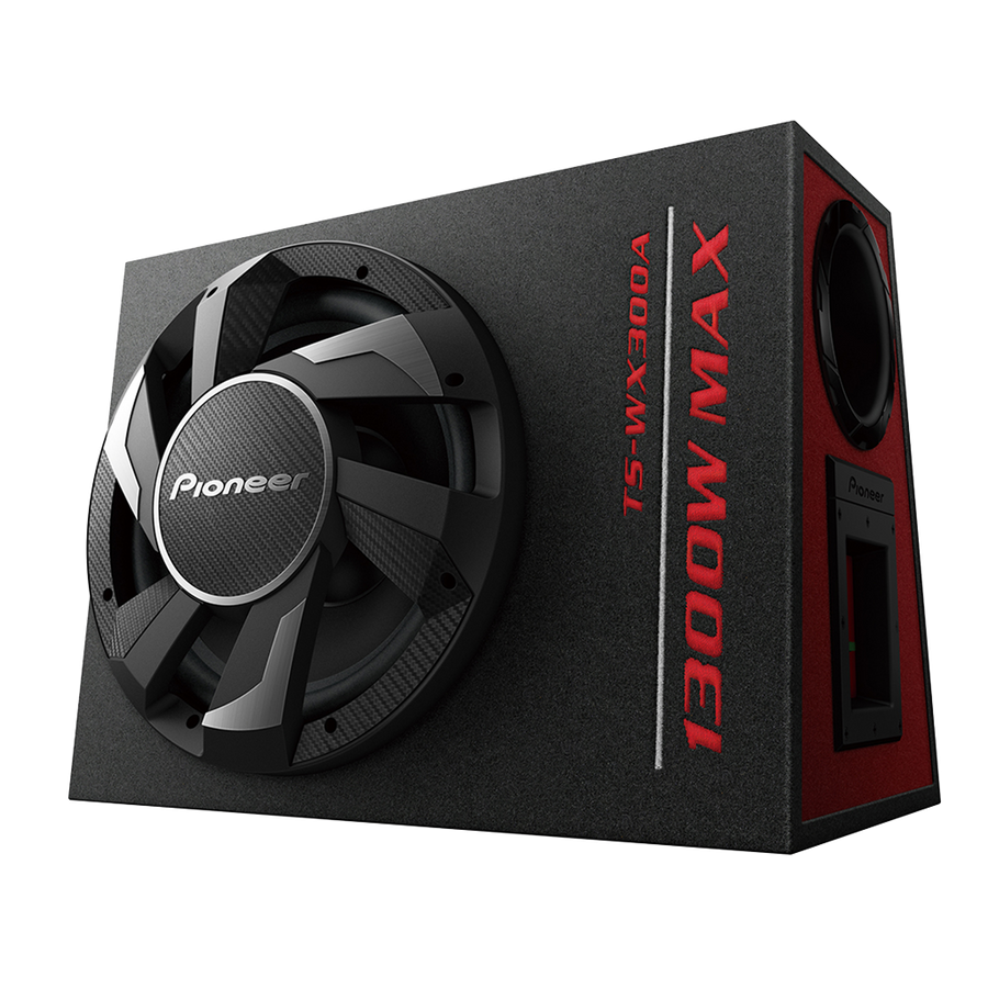 Parlante para Carro Pioneer 12 Pulg, 1300 W Potencia Máxima, 113 dB, PIONEER TS-WX300A