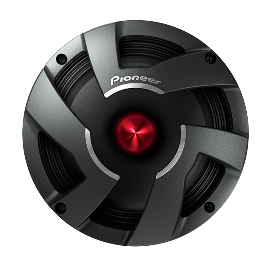 Parlante Pro para carro, 8 pulg de 700 W, SM 96db, 4 ohm, Medio bajo. TS-M800 PRO
