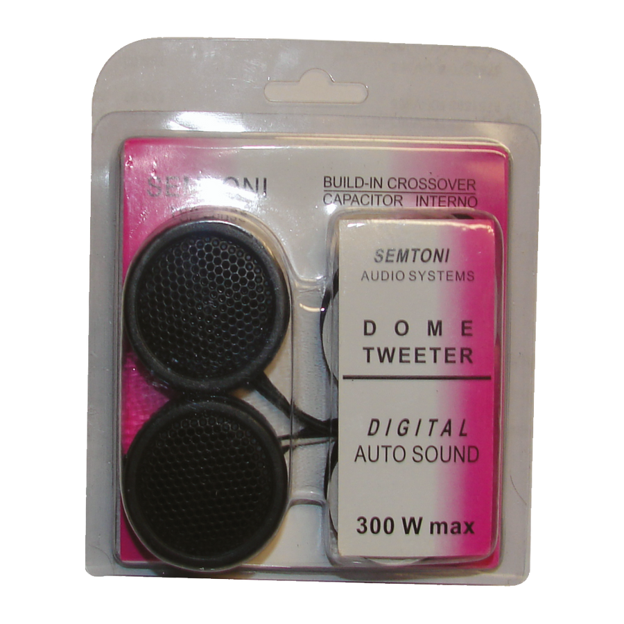 TWEETER PARA CARRO, 1.5 PULG., 40 WATTS, 4 OHM, 98DB