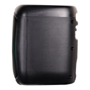 CAJA AMPL. CON BATERIA 6.5 PULG., REPRODUCTOR ANALOGICO DIGITAL, ENTRAJA JACK 1/4, 3.5MM, BASS & TREBLE, LUZ LED RGB, INCLUYE UN MICROFONO