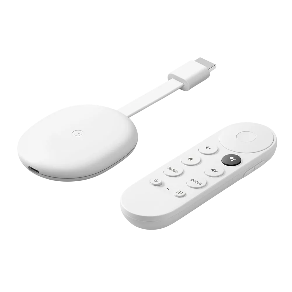 GOOGLE CHROMECAST 2020 CON CONTROL REMOTO, COMPATIBLE CON GOOGLE ASSISTENT