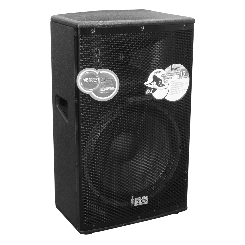 CAJA BI-AMPLIFICADA 15 PULG., 400W RMS LF/100W RMS HF, BT, USB, SD, INCLUYE UN MICROFONO