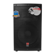 CAJA BI-AMPLIFICADA 15 PULG., 400W RMS LF/100W RMS HF, BT, USB, SD, INCLUYE UN MICROFONO