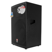 CAJA BI-AMPLIFICADA 15 PULG., 400W RMS LF/100W RMS HF, BT, USB, SD, INCLUYE UN MICROFONO