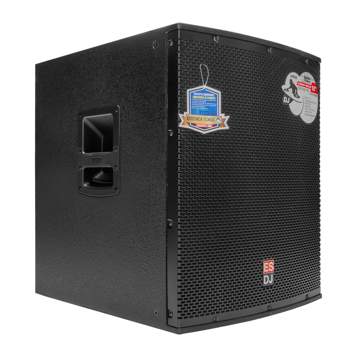 SUB-BAJO AMPLIFICADO 18 PULG., 1000W RMS, 133DB SPL