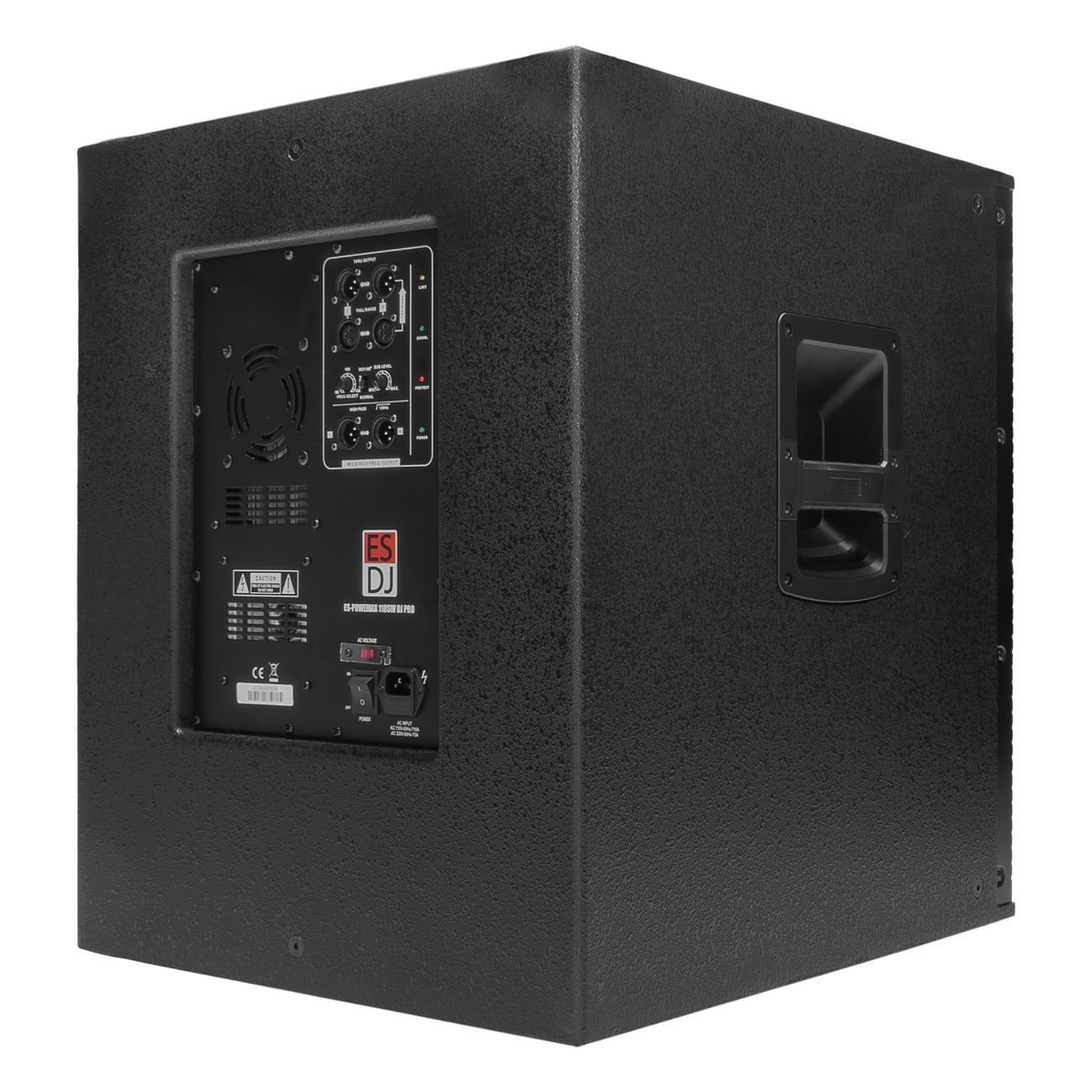 SUB-BAJO AMPLIFICADO 18 PULG., 1000W RMS, 133DB SPL