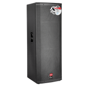 CAJA BI-AMPLIFICADA 2X15 PULG., 1200W RMS LF/300W RMS HF, BT, USB, SD