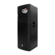CAJA BI-AMPLIFICADA 2X15 PULG., 1200W RMS LF/300W RMS HF, BT, USB, SD
