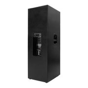 CAJA BI-AMPLIFICADA 2X15 PULG., 1200W RMS LF/300W RMS HF, BT, USB, SD