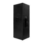 CAJA BI-AMPLIFICADA 2X15 PULG., 1200W RMS LF/300W RMS HF, BT, USB, SD