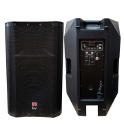 CAJA BI-AMPLIFICADA 15 PULG., 1600W RMS LF/200W RMS HF, BT, TWS, USB, SD, INCLUYE UN MICROFONO