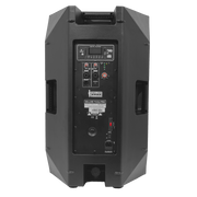 CAJA BI-AMPLIFICADA 15 PULG., 1600W RMS LF/200W RMS HF, BT, TWS, USB, SD, INCLUYE UN MICROFONO