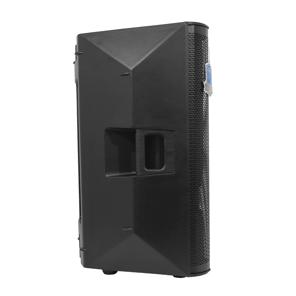 CAJA BI-AMPLIFICADA 15 PULG., 1600W RMS LF/200W RMS HF, BT, TWS, USB, SD, INCLUYE UN MICROFONO
