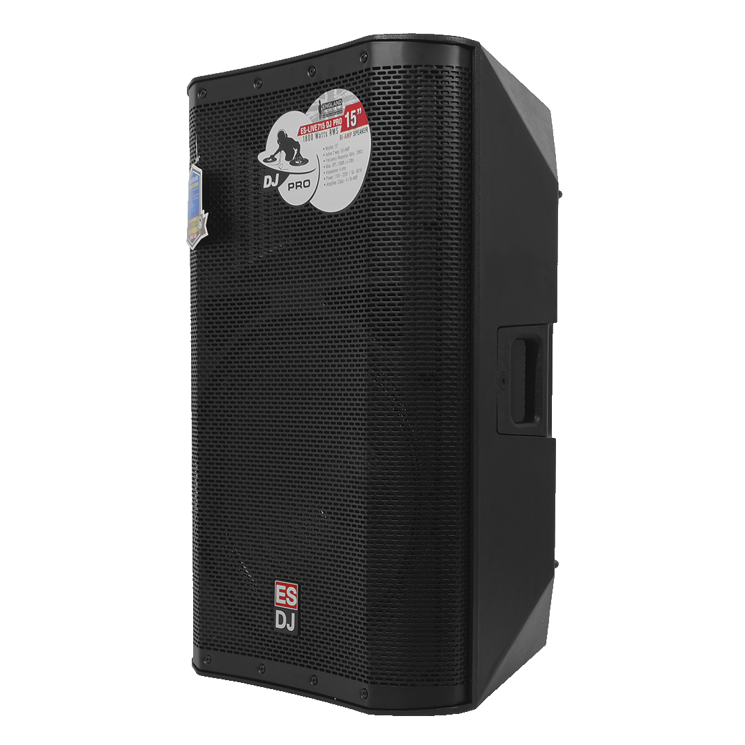 CAJA BI-AMPLIFICADA 15 PULG., 1600W RMS LF/200W RMS HF, BT, TWS, USB, SD, INCLUYE UN MICROFONO