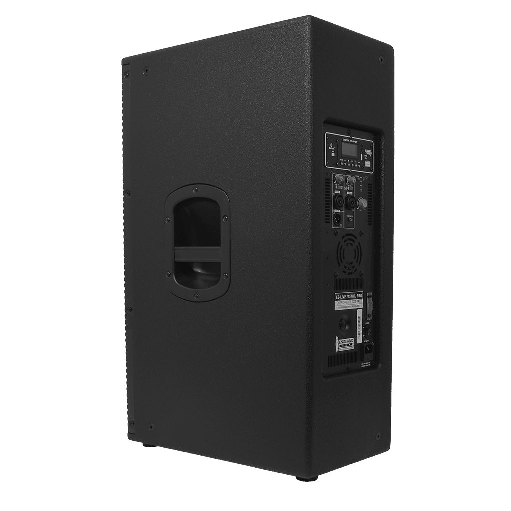CAJA BI-AMPLIFICADA 15 PULG., 1800W RMS LF/200W RMS HF, BT, USB, SD,TWS, INCLUYE UN MICROFONO