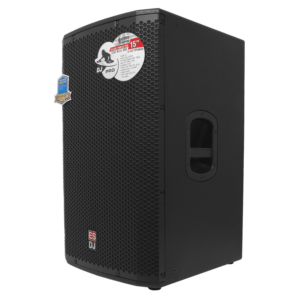 CAJA BI-AMPLIFICADA 15 PULG., 1800W RMS LF/200W RMS HF, BT, USB, SD,TWS, INCLUYE UN MICROFONO