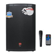 CAJA BI-AMPLIFICADA 15 PULG., 1800W RMS LF/200W RMS HF, BT, USB, SD,TWS, INCLUYE UN MICROFONO