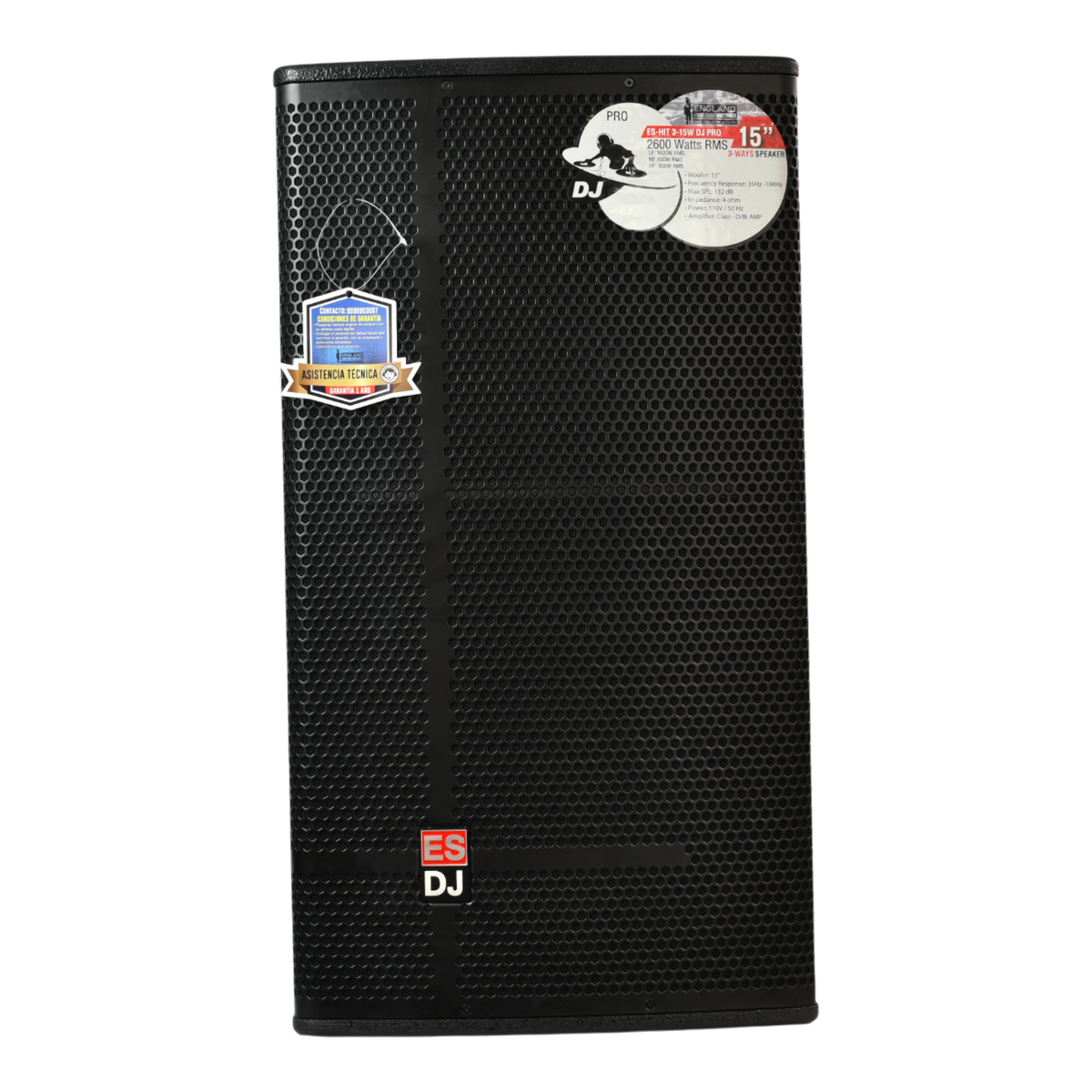 CAJA AMPLIFICADA 15 PULG. 3 VIAS, 800W RMS, 132DB, SALIDA XLR, DSP, CLASE D