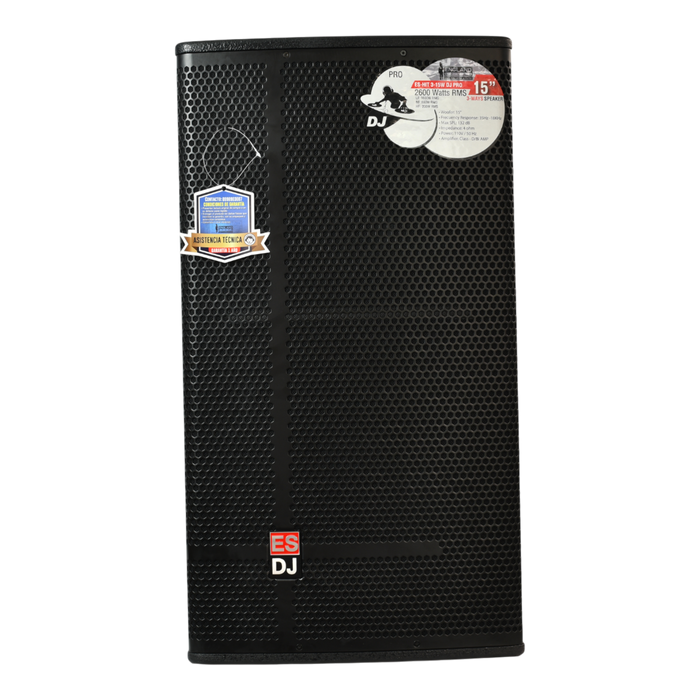CAJA AMPLIFICADA 15 PULG. 3 VIAS, 800W RMS, 132DB, SALIDA XLR, DSP, CLASE D