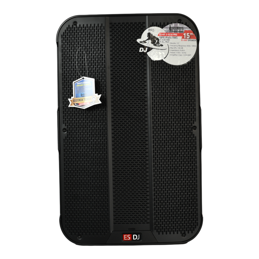 CAJA BI-AMPLIFICADA 15 PULG., 550W RMS, 130DB, BT CLASSE D