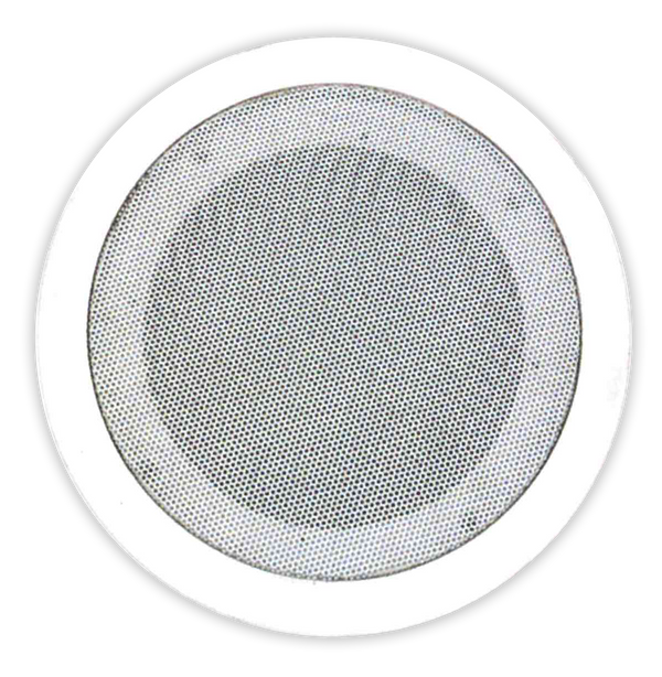 PARLANTE PARA TUMBADO CON REJILLA, 6 PULG. CON TRANSFORMADOR DE LINEA, 60W, 86DB, 70V-100V, 0-4-8-16 OHM