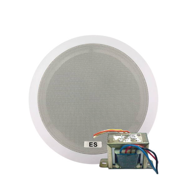 PARLANTE 6 PULG., 180W, 4 OHM, CON TRANSFORMADOR PR-G1630/ES-CL6-REJILLA/TF7506-LP578