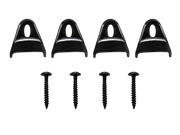 JUEGO DE TORNILLOS CON 4 AGARRADERAS, 1 PULG., PARA PARLANTES Y HERRAJES METALICOS