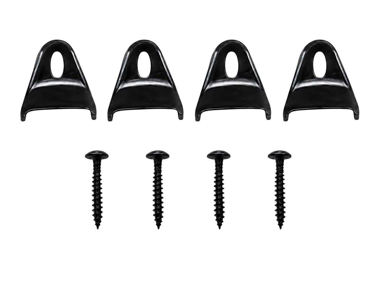 JUEGO DE TORNILLOS CON 4 AGARRADERAS, 1 PULG., PARA PARLANTES Y HERRAJES METALICOS