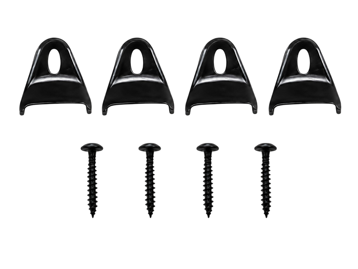 JUEGO DE TORNILLOS CON 4 AGARRADERAS, 1 PULG., PARA PARLANTES Y HERRAJES METALICOS