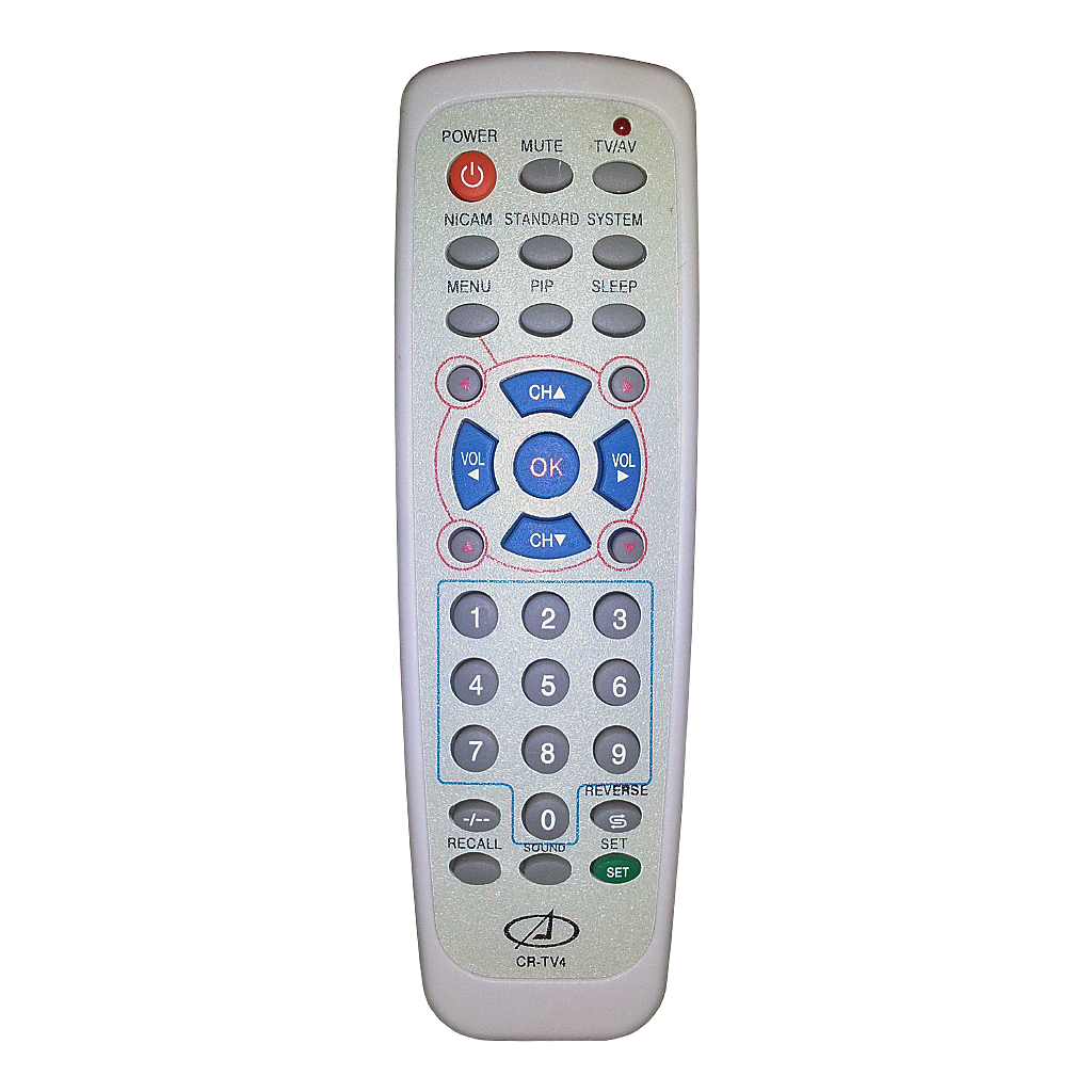 TV Convencional 1.5 V, AAA Compatibles, ACOUSTIC CR-TV4U