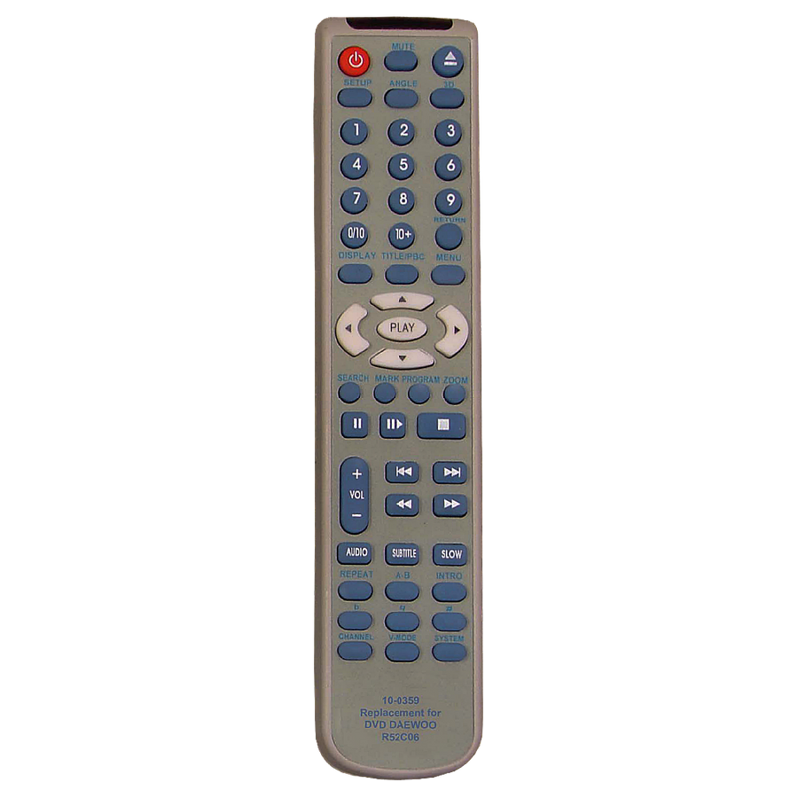 CONTROL REMOTO PARA TV DAEWOO GRIS, FUNCION DE MENU