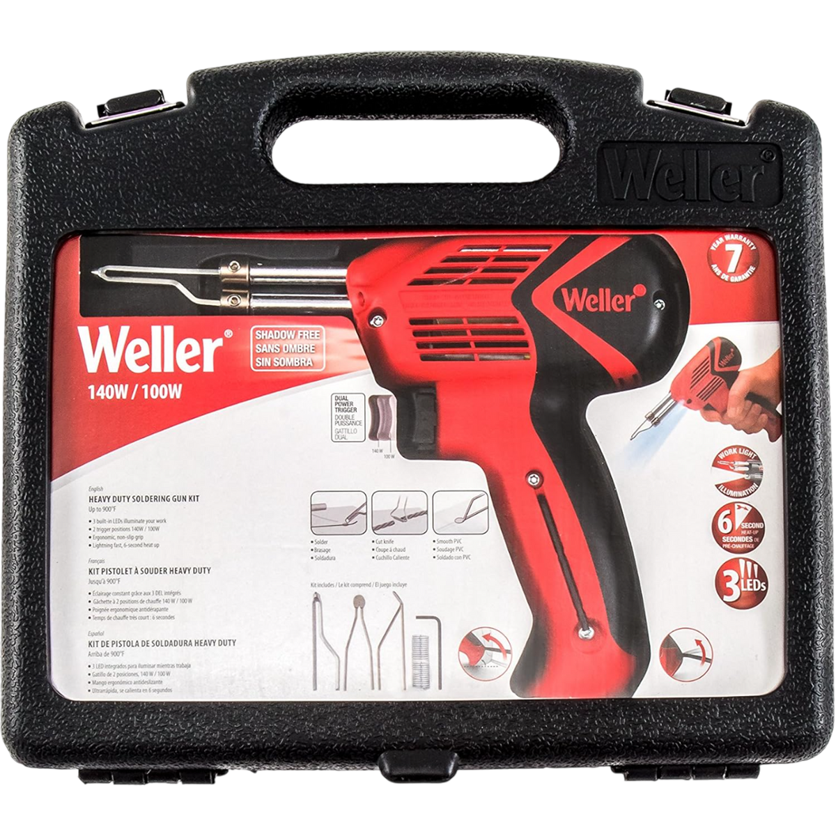 Pistola de soldar Weller 9400PKS, 100-140W