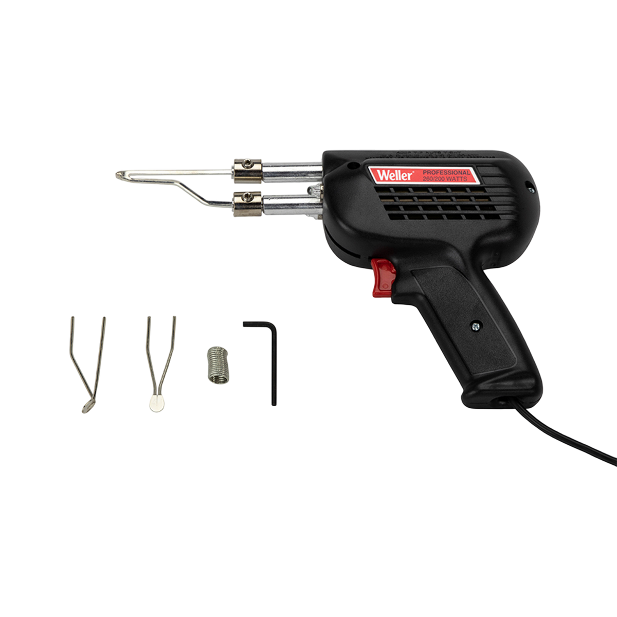 PISTOLA WELLER PARA SOLDAR, 200W-260W, 110V/130V, CON ESTUCHE