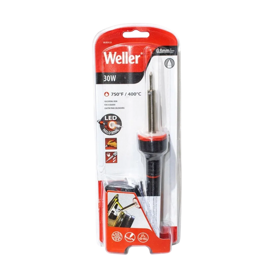 CAUTIN WELLER, 25 WATTS, PUNTA FINA, TIPO LAPIZ CON 3 LED DE ILUMINACION