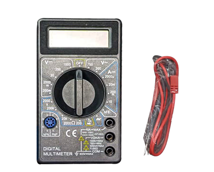 MULTIMETRO DIGITAL CON BUZZER SIN FORRO