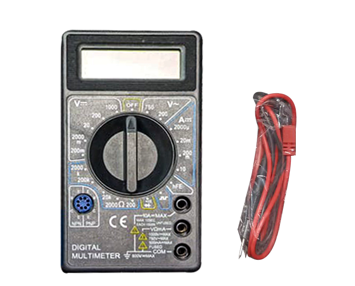 MULTIMETRO DIGITAL CON BUZZER SIN FORRO