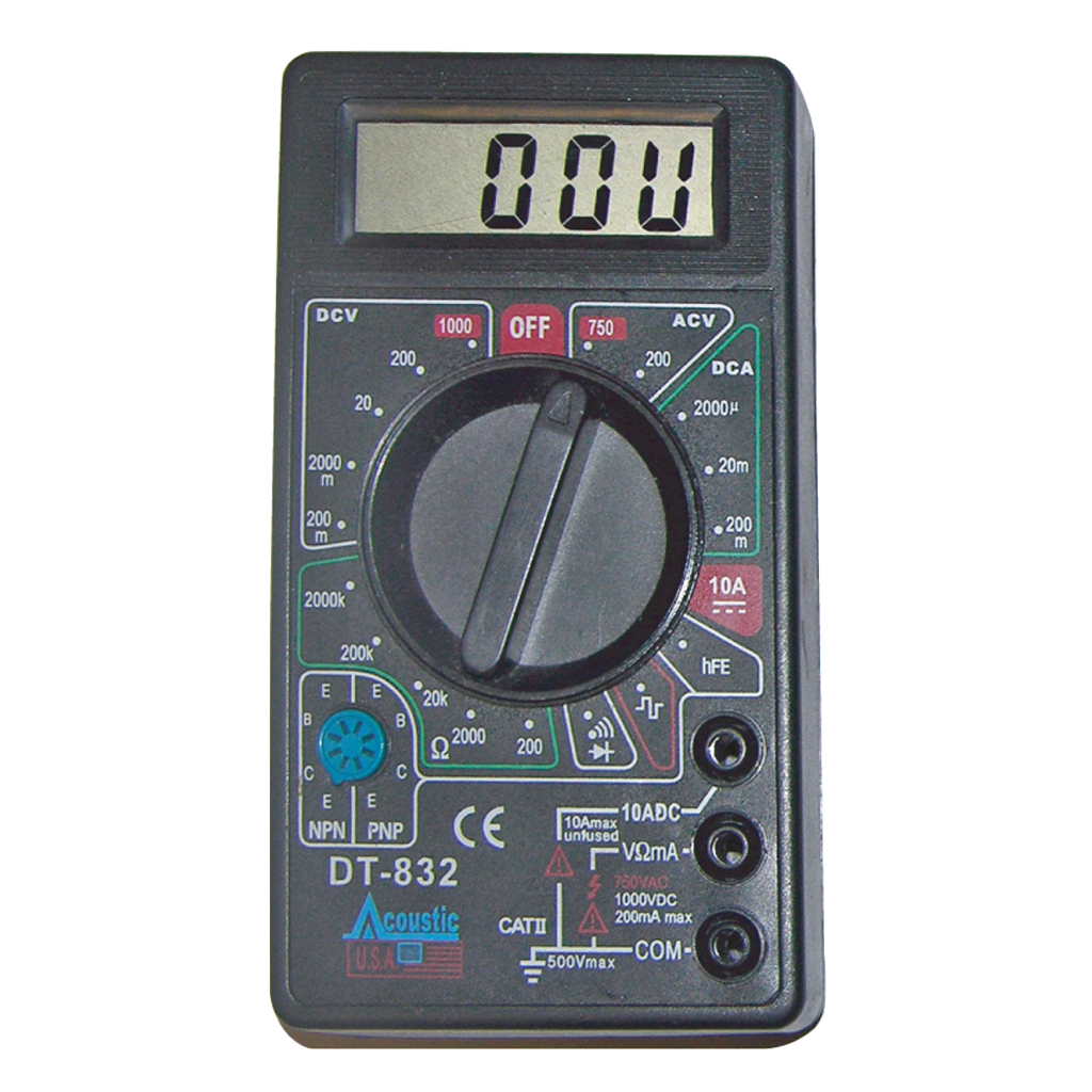 MULTIMETRO DIGITAL CON BUZZER