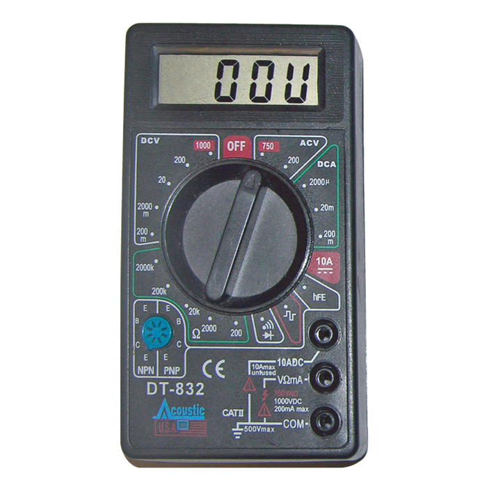 MULTIMETRO DIGITAL CON BUZZER