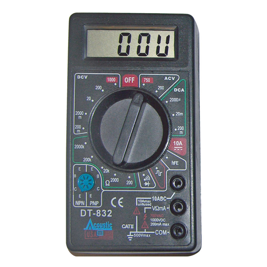 MULTIMETRO DIGITAL CON BUZZER